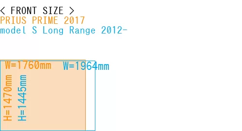 #PRIUS PRIME 2017 + model S Long Range 2012-